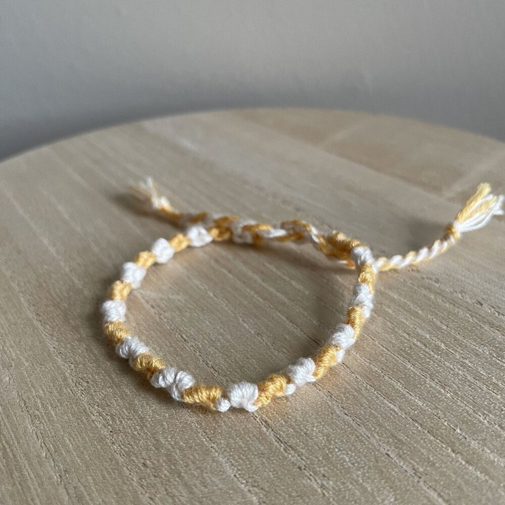 Adara Bracelet, anklet, trendy, comfortable, tie, embroidery thread, woven, gift